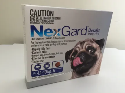 a box of nexgard