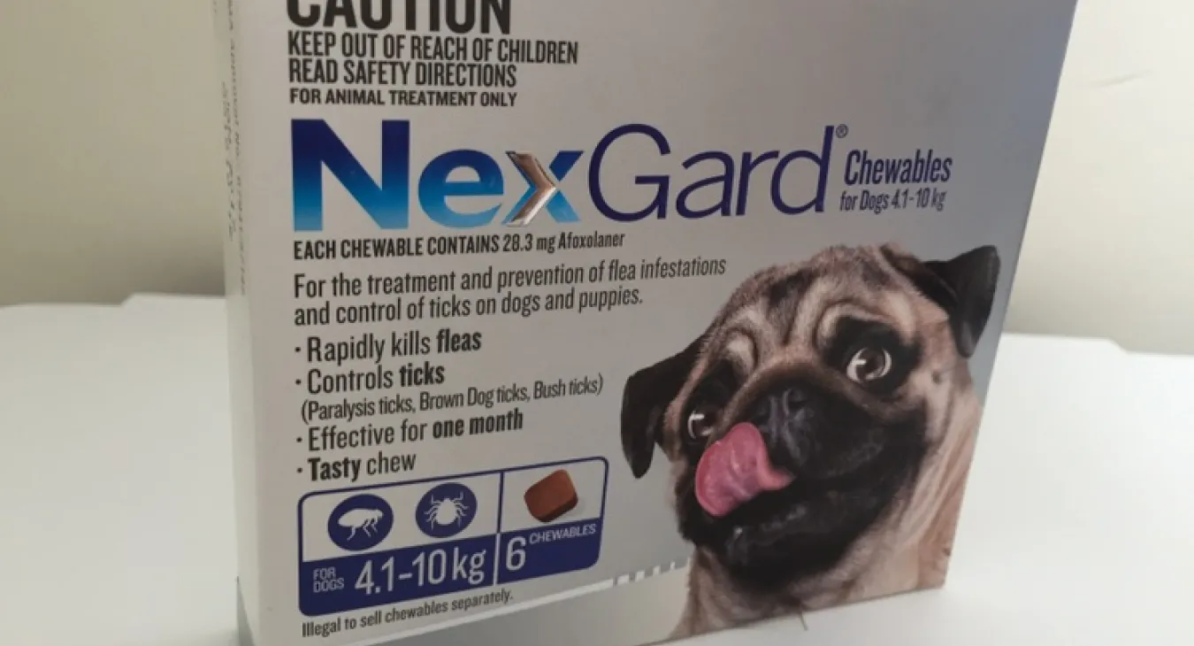 a box of nexgard